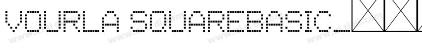 Vourla SquareBasic字体转换